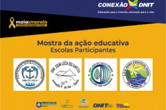 Escolas participantes da Ação Educativa Conexão DNIT no Maio Amarelo 2022