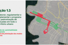 Ação prevista no Plano de Mobilidade Urbana desenvolvido.